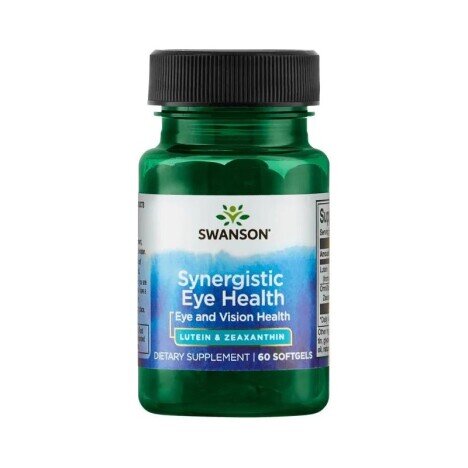 Swanson Synergistic Eye Health Lutein & Zeaxanthin (pentru ochi sanatosi) - 60 Capsule