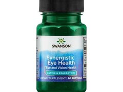 Swanson Synergistic Eye Health Lutein & Zeaxanthin (pentru ochi sanatosi) - 60 Capsule